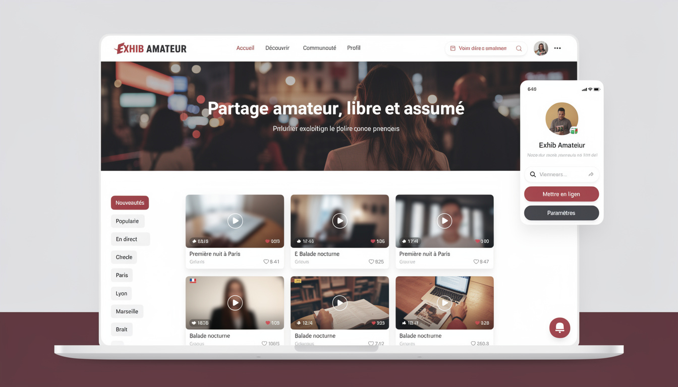 découvrez jemontremasextape, la plateforme dédiée aux exhibitionistes amateurs pour partager leurs vidéos en toute confiance et sécurité.