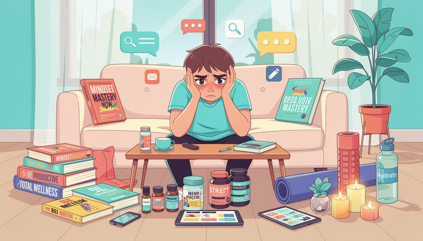 découvrez comment la quête du bien-être peut parfois se transformer en source de stress et de pression, et comment réapprendre à prendre soin de soi en douceur.