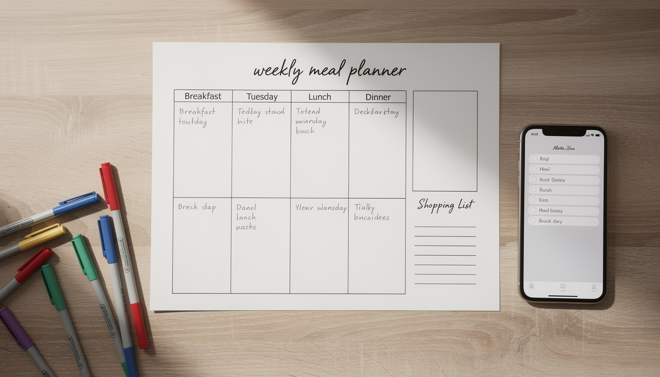 découvrez nos astuces simples et efficaces pour organiser vos repas de la semaine facilement et gagner du temps en cuisine tout en mangeant équilibré.