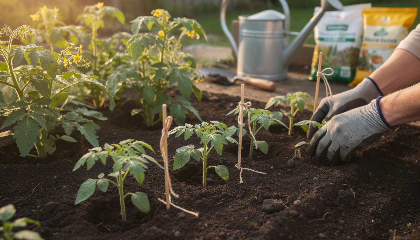 Plantation des tomates : période, conseils et entretien découvrez quand et comment planter vos tomates, avec des conseils pratiques pour assurer leur croissance et un entretien optimal tout au long de la saison.