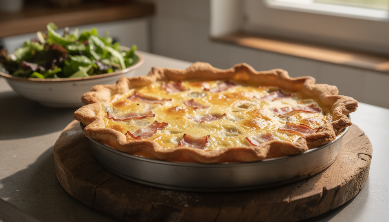 découvrez notre recette facile et rapide de quiche lorraine, parfaite pour un repas savoureux en toute simplicité.