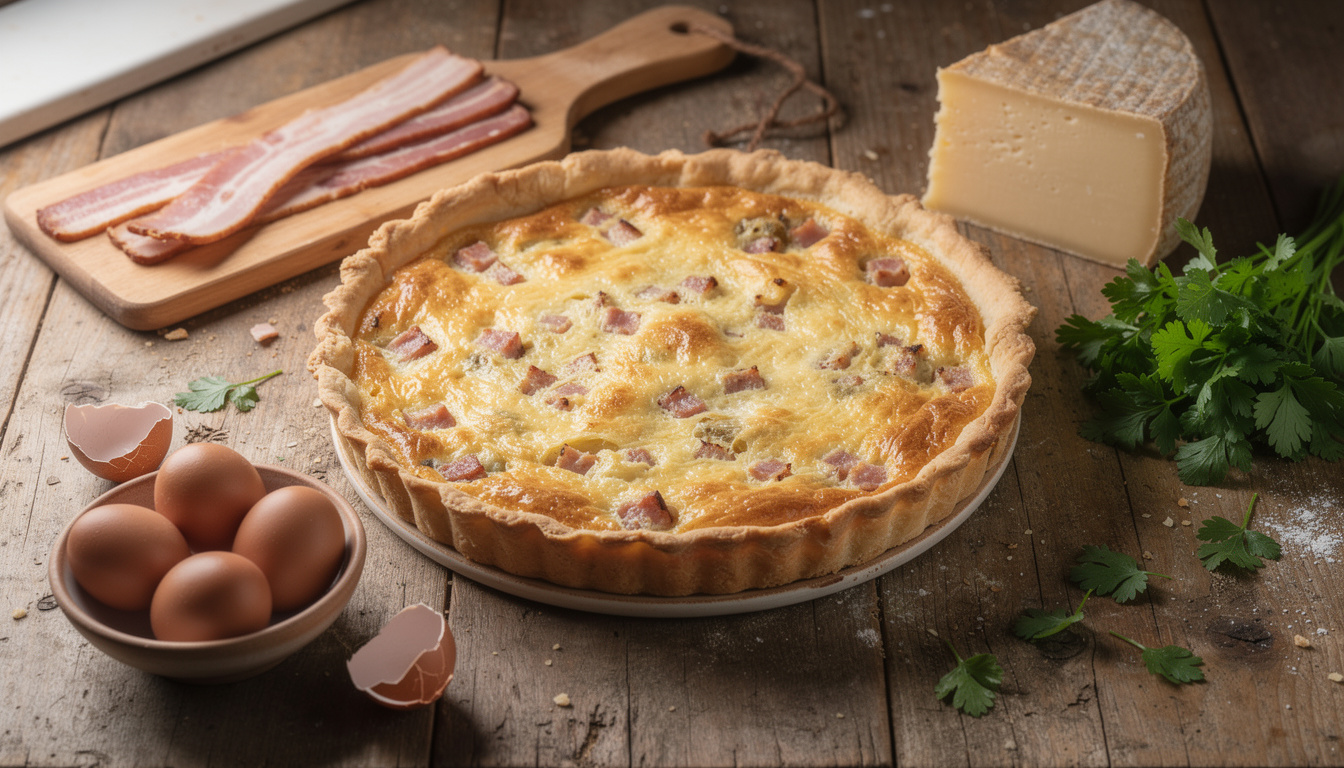 Recette de quiche lorraine facile et rapide découvrez notre recette facile et rapide de quiche lorraine, parfaite pour un repas savoureux en toute simplicité. suivez nos étapes pour réussir cette spécialité traditionnelle.