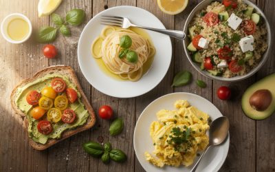 Idées de repas rapides avec peu d’ingrédients