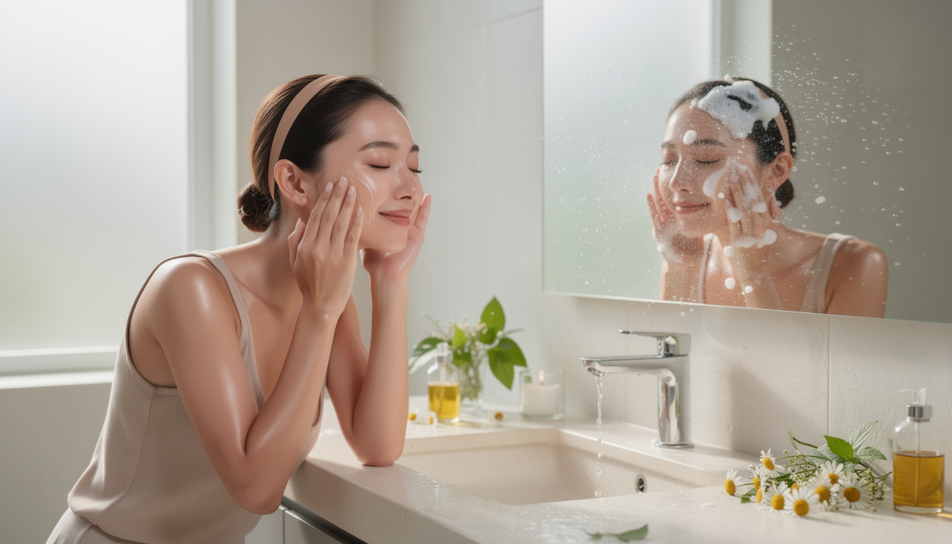 Les bienfaits du double nettoyage pour la peau découvrez les bienfaits du double nettoyage pour une peau parfaitement nettoyée, hydratée et éclatante. adoptez cette routine beauté essentielle pour purifier votre visage en douceur.