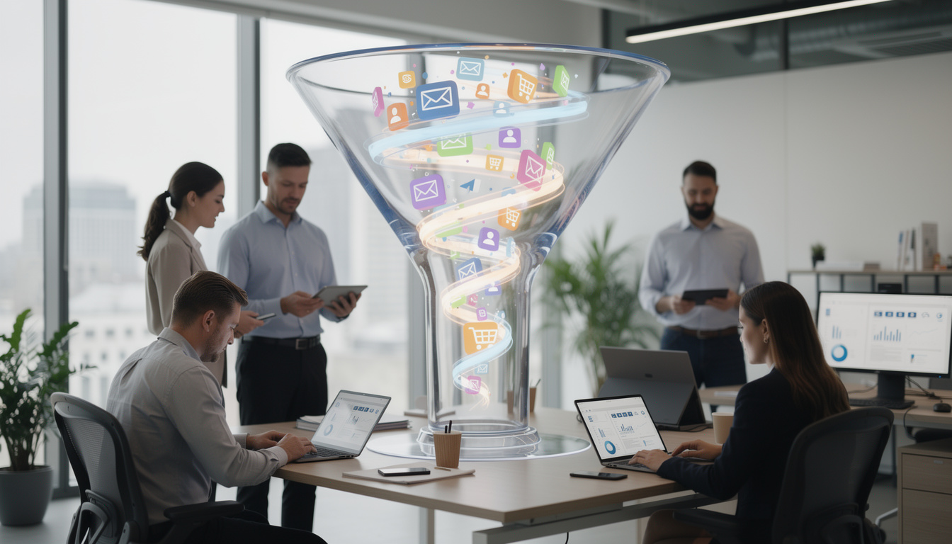 Tunnel de vente : définition et mise en place simple découvrez ce qu'est un tunnel de vente et apprenez à le mettre en place facilement pour optimiser vos conversions et booster votre business en ligne.