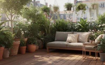 Aménager une petite terrasse avec des plantes