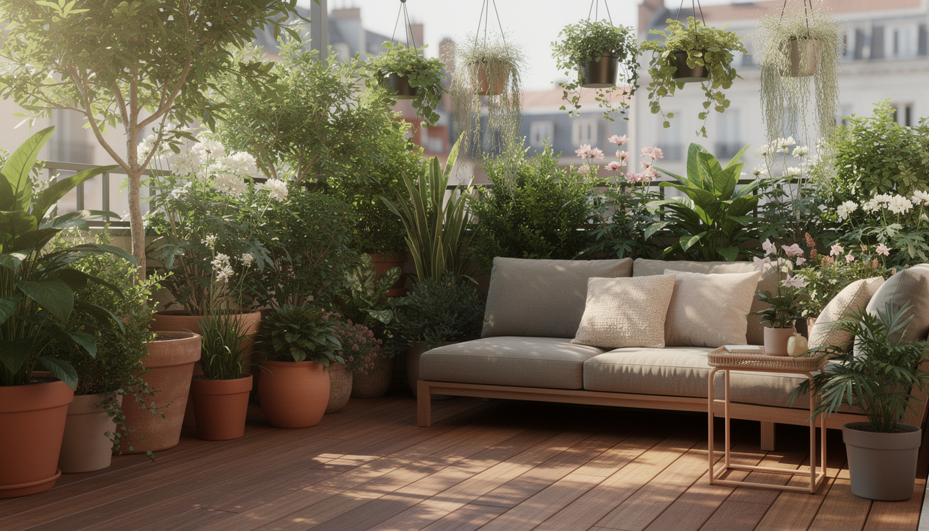 Aménager une petite terrasse avec des plantes découvrez des astuces pratiques pour aménager une petite terrasse avec des plantes et créer un espace végétal charmant et convivial.