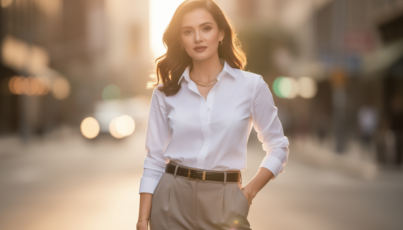 Comment porter une chemise blanche femme avec style découvrez comment porter une chemise blanche femme avec style grâce à nos conseils mode et astuces pour un look chic et intemporel.