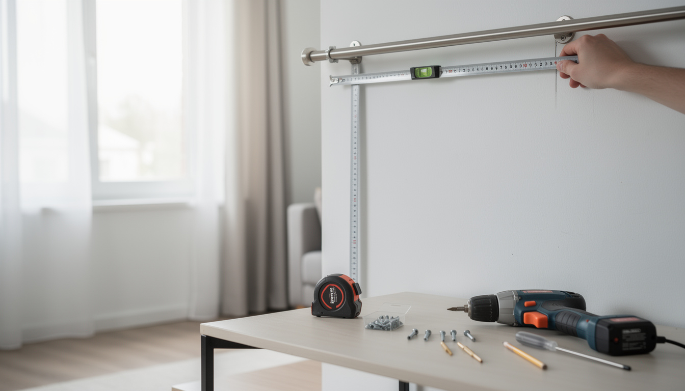 apprenez à installer une tringle à rideaux correctement grâce à notre guide étape par étape simple et pratique, pour un résultat soigné et durable.