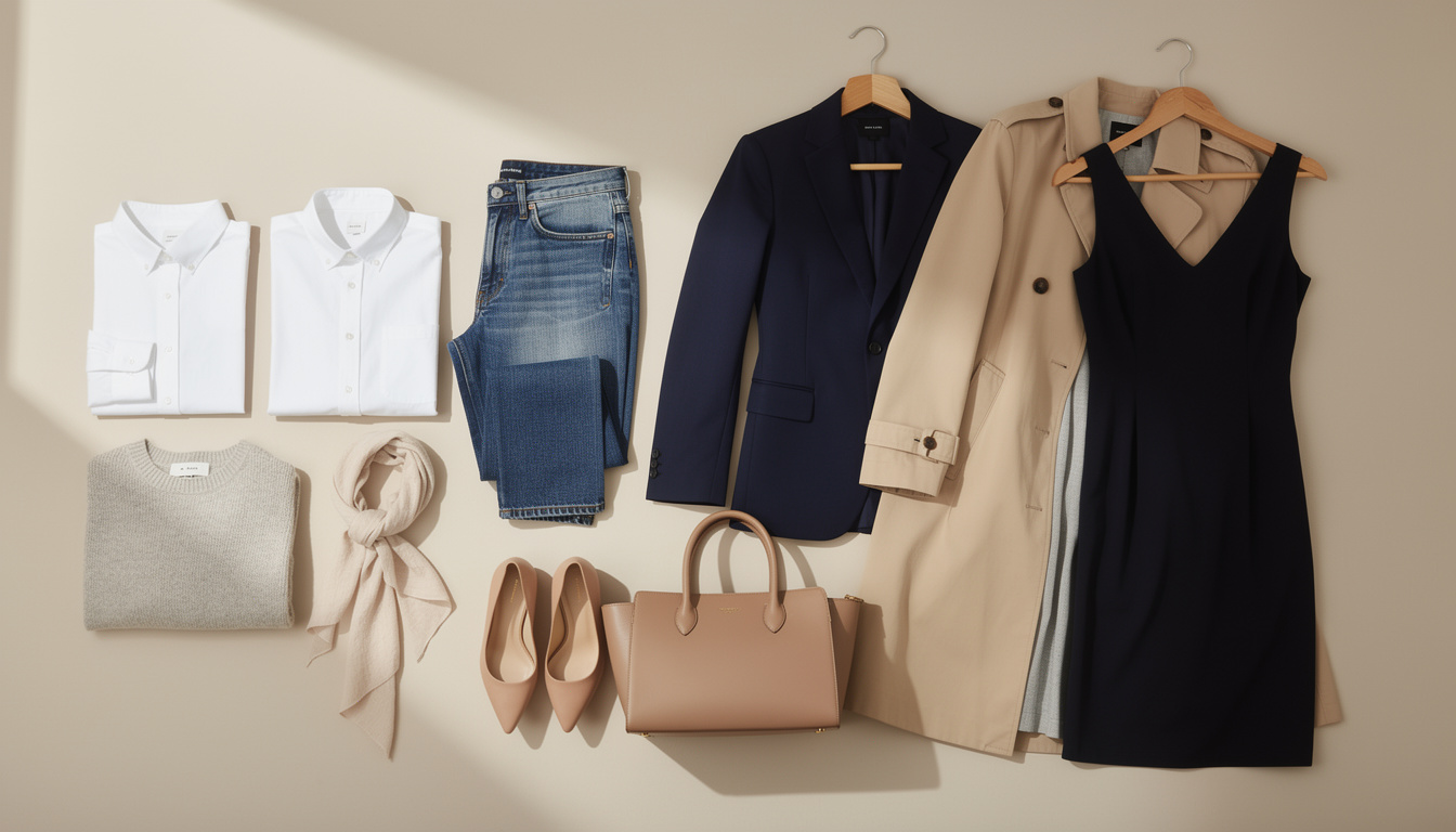 découvrez les basiques indispensables à avoir dans une garde-robe féminine pour créer des tenues élégantes et intemporelles au quotidien.
