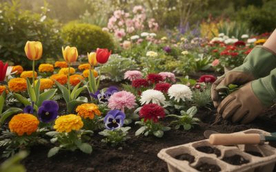 Planter des fleurs pour un jardin coloré toute l’année