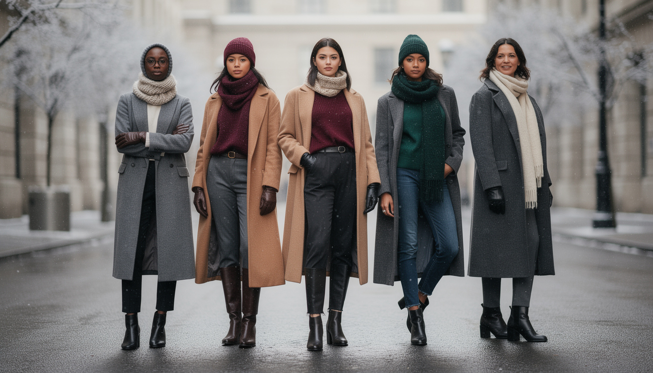 Idées de tenues femme pour l’hiver découvrez nos idées de tenues femme pour l’hiver, alliant confort et élégance pour affronter le froid avec style.