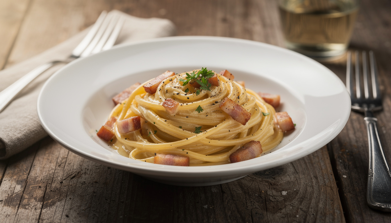 découvrez notre recette facile et rapide de pâtes carbonara crémeuses pour un plat savoureux et réconfortant à partager en famille ou entre amis.