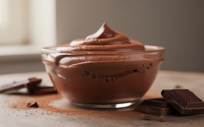 Recette de mousse au chocolat onctueuse