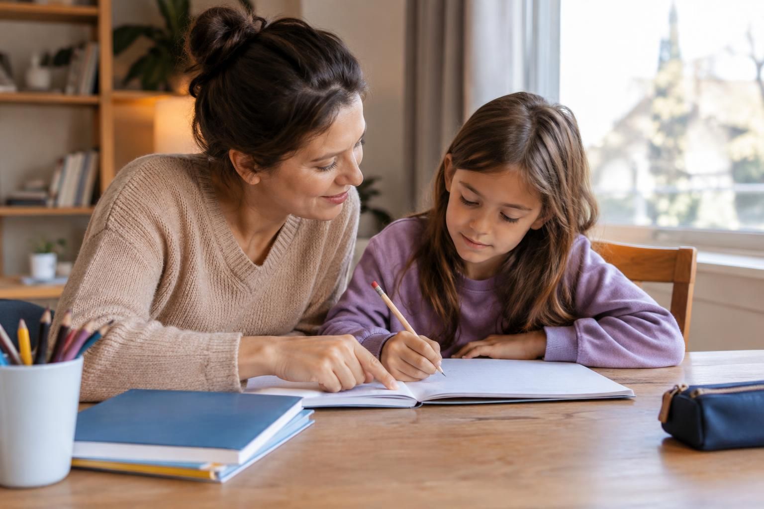 Comment accompagner son enfant dans ses devoirs découvrez des conseils pratiques pour aider votre enfant à faire ses devoirs, renforcer son autonomie et apprendre dans un climat serein.