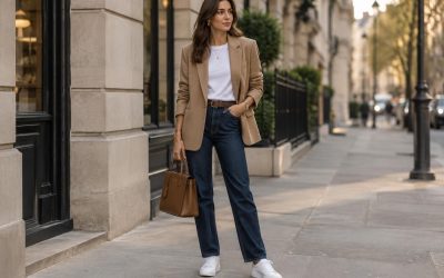 Comment moderniser une tenue basique femme
