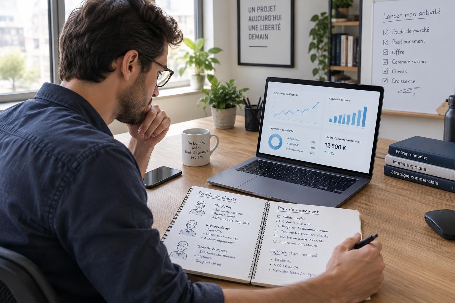 découvrez des stratégies efficaces pour trouver vos premiers clients, gagner en visibilité et lancer votre activité sur de bonnes bases.