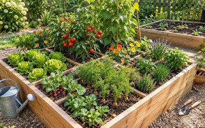 Le potager en carré : avantages et mise en place