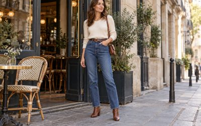 Comment porter un jean taille haute femme